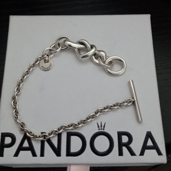 Pandora knotted hearts sliding bracelet | Not made anymore! - Picture 1 of 2